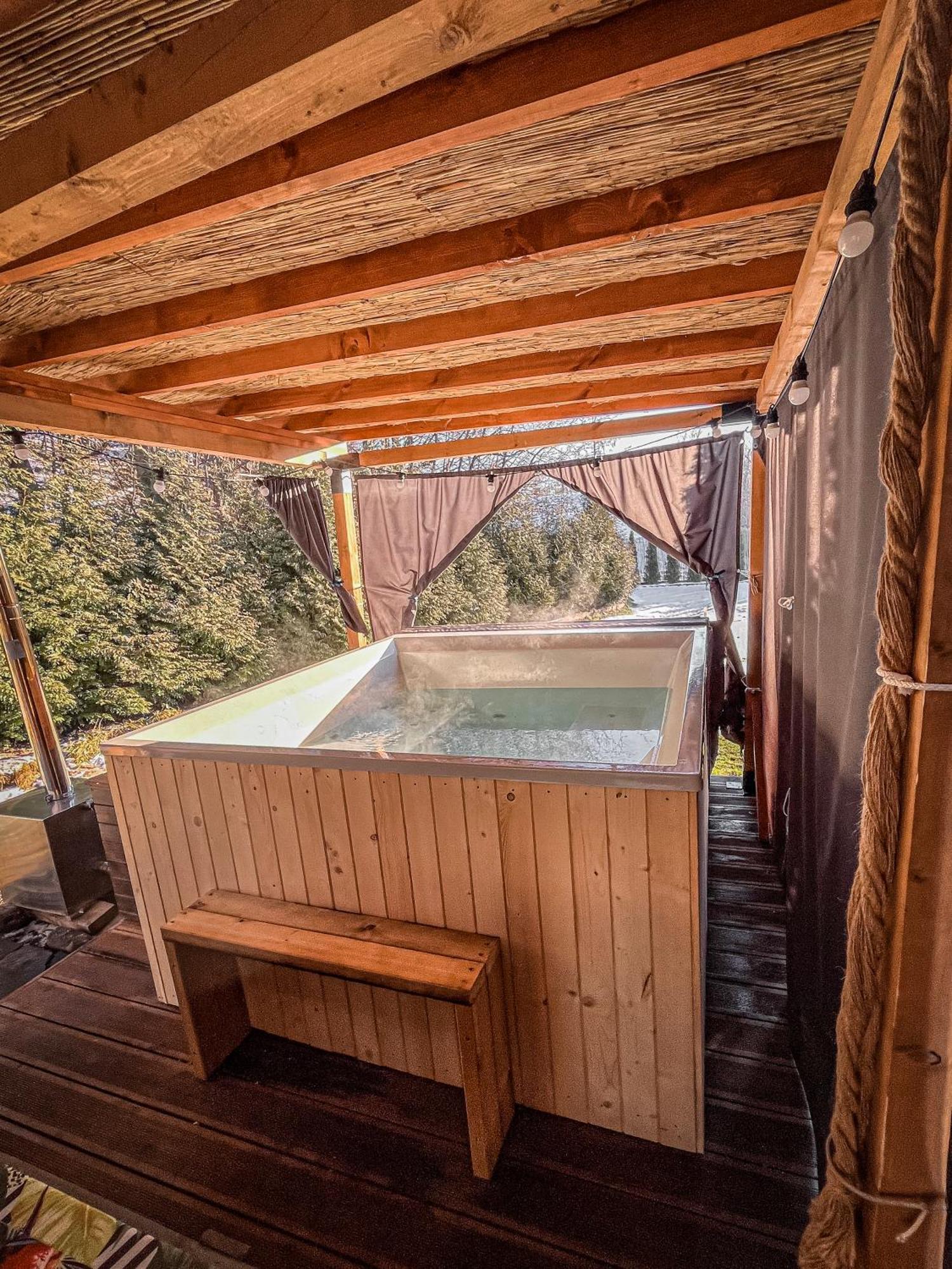 Aloha Glamp - Okragle Domki Przy Rzece - Balia I Sauna - Energylandia Zagornik Ngoại thất bức ảnh